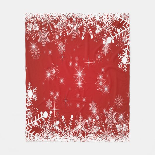 Weihnachten Fleecedecke (Vorderseite)