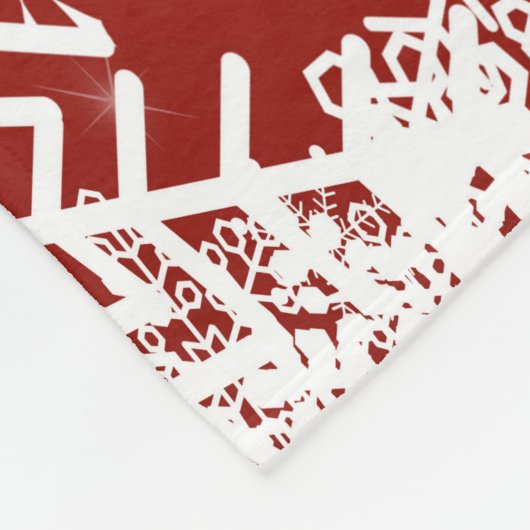 Weihnachten Fleecedecke (Ecke)