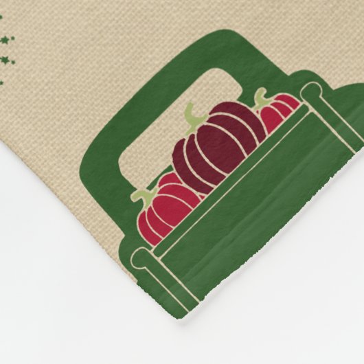 Weihnachten Fleecedecke (Ecke)