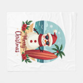 Weihnachten Fleecedecke (Vorderseite (Horizontal))