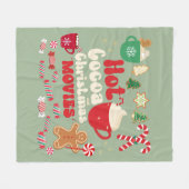 Weihnachten Fleecedecke (Vorderseite (Horizontal))