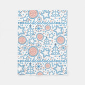 Weihnachten Fleecedecke (Vorderseite)