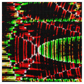 Weihnachten fliegt...... stoff (Nahaufnahme)