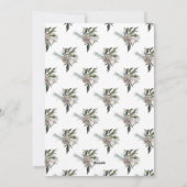 Weihnachten floral Alphabet JOY Foto (Rückseite)