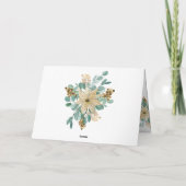 Weihnachten floral Danke an die Bibel Verse (Rückseite)