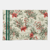 Weihnachten Floral Design Küchentücher (Horizontal)