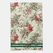 Weihnachten Floral Design Küchentücher (Vertikal)