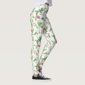 Weihnachten, floral und botanisch leggings (Rechts)