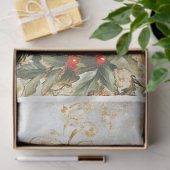 Weihnachten Florals Seidenpapier (Geschenk)
