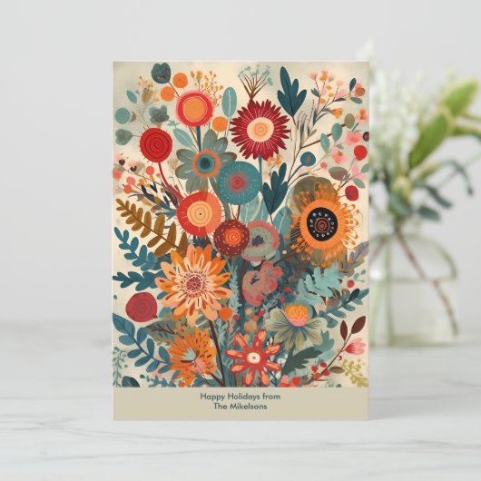 Weihnachten Florentiner Folklore Art Deep Forest G (Stehend Vorderseite)