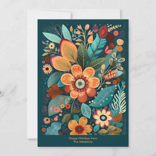 Weihnachten Florentiner Folklore Art Deep Forest G (Vorderseite)