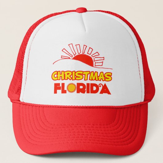 Weihnachten, Florida Truckerkappe (Vorderseite)