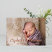 Weihnachten Folien Feiertagskarte (Stehend vorne)