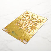 Weihnachten Folien Feiertagskarte (Gedreht)