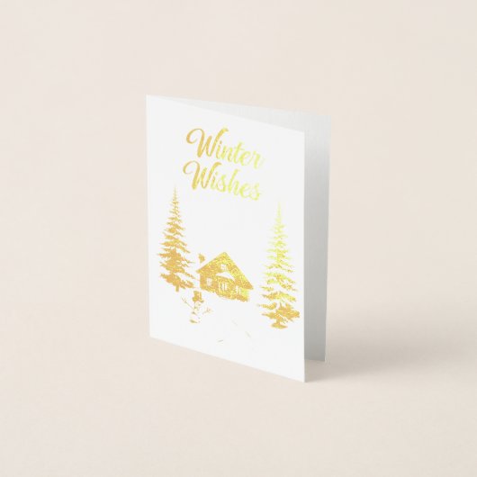 Weihnachten Folienkarte (Vorderseite)