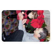 Weihnachten Foto 4 x 6 Großkinder erste Schritte Magnet (Horizontal)