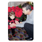 Weihnachten Foto 4 x 6 Großkinder erste Schritte Magnet (Vertikal)