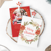 Weihnachten Foto Festlicher Kaminfeuer Grüne