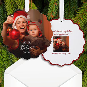 Weihnachten Foto für Weihnachten Ornament Karte