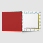 Weihnachten Foto Gästebuch Aquarellbaum (Voll)