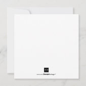 Weihnachten Foto Grußkarte (Rückseite)