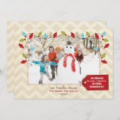 Weihnachten Foto-Karte (Vorne/Hinten)