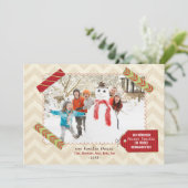 Weihnachten Foto-Karte (Stehend Vorderseite)