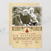 Weihnachten Foto-Karte Grußkarte (Vorne/Hinten)