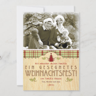 Weihnachten Foto-Karte Grußkarte