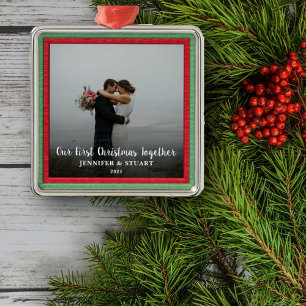 Weihnachten - Foto Ornament Aus Metall
