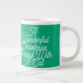 Weihnachten , Foto, Text, Backtext, austauschbar Jumbo-Tasse (Rechts)