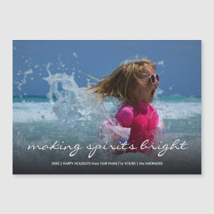 Weihnachten Foto Weihnachten Kinder Spirituosen he Magnetkarte