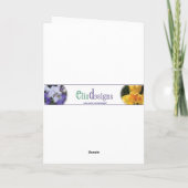 Weihnachten-Fotokarte Feiertagskarte (Rückseite)