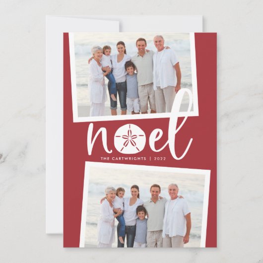 Weihnachten | Fotokarte für den Urlaub (Vorderseite)