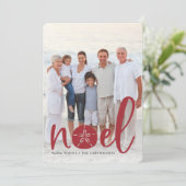 Weihnachten | Fotokarte für den Urlaub (Stehend Vorderseite)