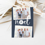 Weihnachten | Fotokarte für den Urlaub<br><div class="desc">Die schicke Urlaubskarte im Stil der Küste verleiht Ihren Weihnachtsgrüßen einen Flair am Strand. Dieses lichtdurchflutete Design eignet sich ideal für die gemeinsame Nutzung von Fotos oder für Familien, die in Küsten-, Tropen-, warmen Wetter- oder Inselregionen leben. Es bietet zwei Fotos auf einem blauen Küstengrundstück mit "Weihnachten" im Zentrum. Ein...</div>