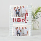 Weihnachten | Fotokarte für den Urlaub (Stehend Vorderseite)