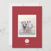 Weihnachten | Fotokarte für den Urlaub (Rückseite)