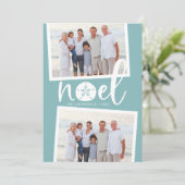 Weihnachten | Fotokarte für den Urlaub (Stehend Vorderseite)