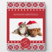 Weihnachten Fotoplatte (Vorderseite)