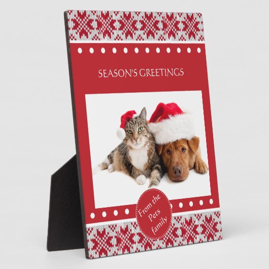 Weihnachten Fotoplatte (Seite)