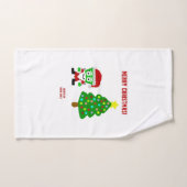 Weihnachten FrankenKäse Badezimmertuch Set (Handtuch)
