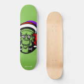 Weihnachten Frankenstein Skateboard (Vorderseite)