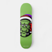 Weihnachten Frankenstein Skateboard (Vorderseite)