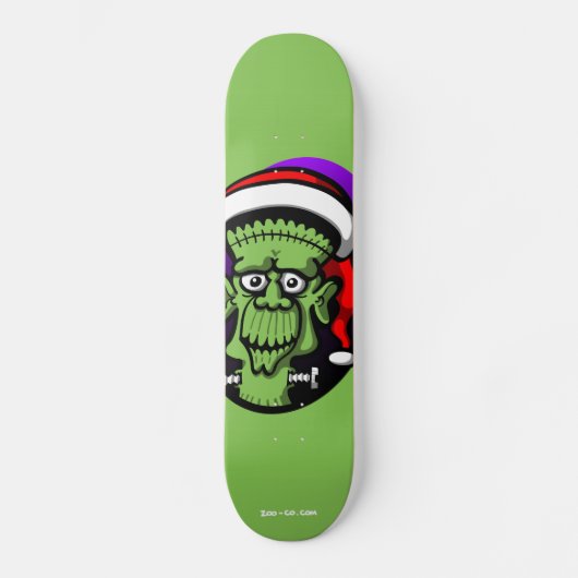 Weihnachten Frankenstein Skateboard (Vorderseite)