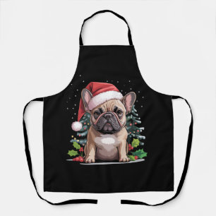 Weihnachten Französische Bulldogge Liebhaber Hunde Schürze