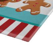 Weihnachten Frau Claus gingerbread Bäckerei Schneidebrett (Ecke)