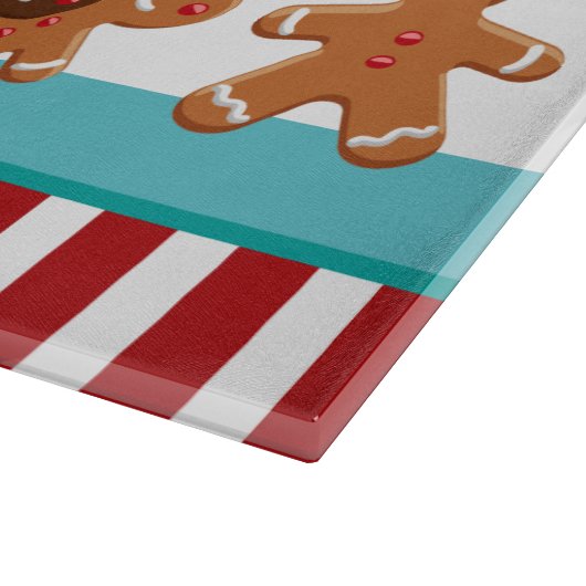 Weihnachten Frau Claus gingerbread Bäckerei Schneidebrett (Ecke)