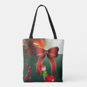 Weihnachten Frauen Tragetaschen, Elf Tasche (Rückseite)