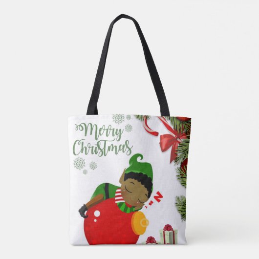 Weihnachten Frauen Tragetaschen, Elf Tasche (Rückseite)